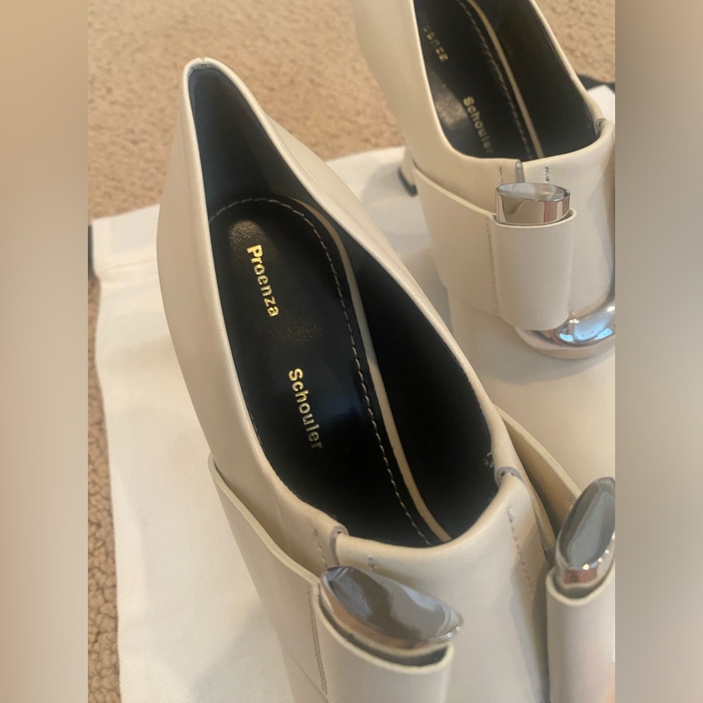 Proenza Schouler Katy Square Mule Ivory - Picture 3 of 6